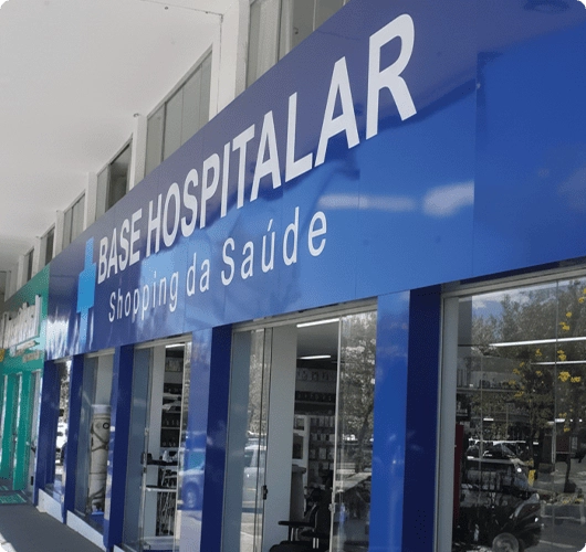 Fachada da loja Base Hospitalar